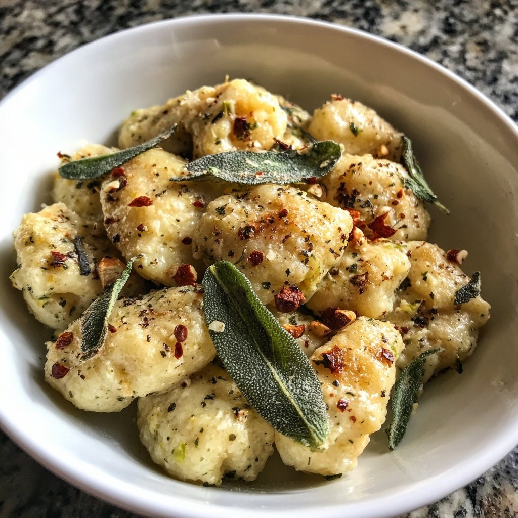 Gnocchi mit Rosenkohl und Haselnüssen