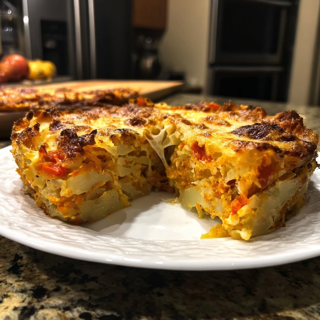 Kartoffelauflauf mit Paprika