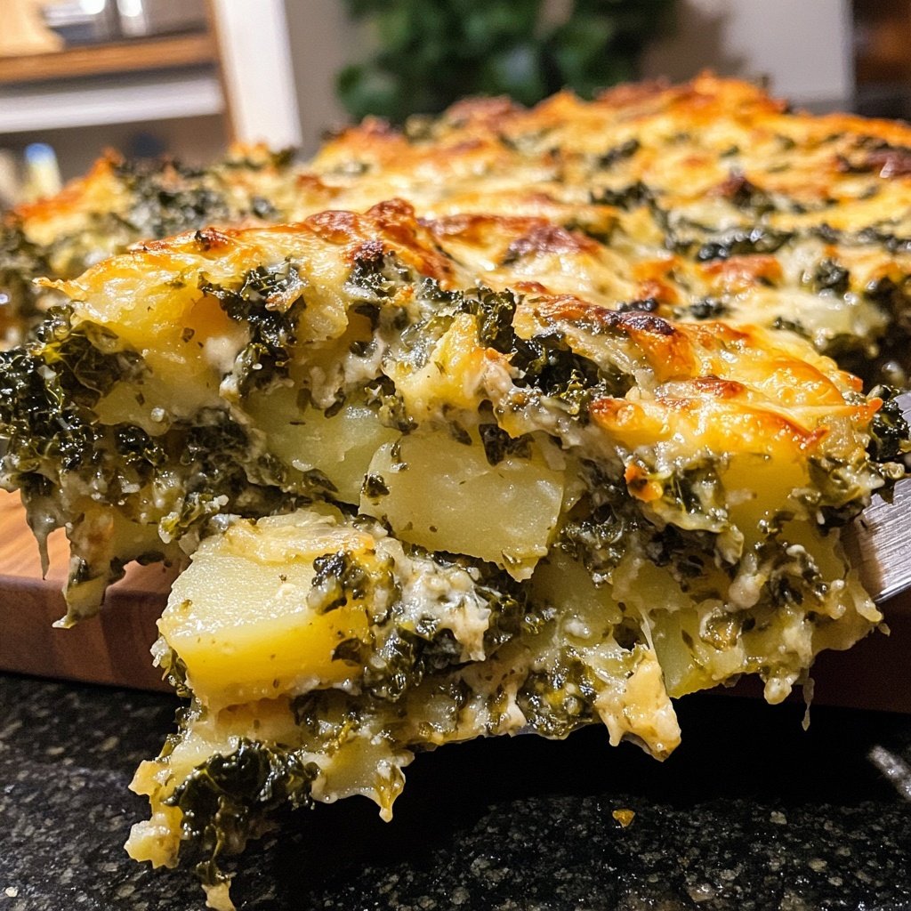 Herzhafter Grünkohlauflauf