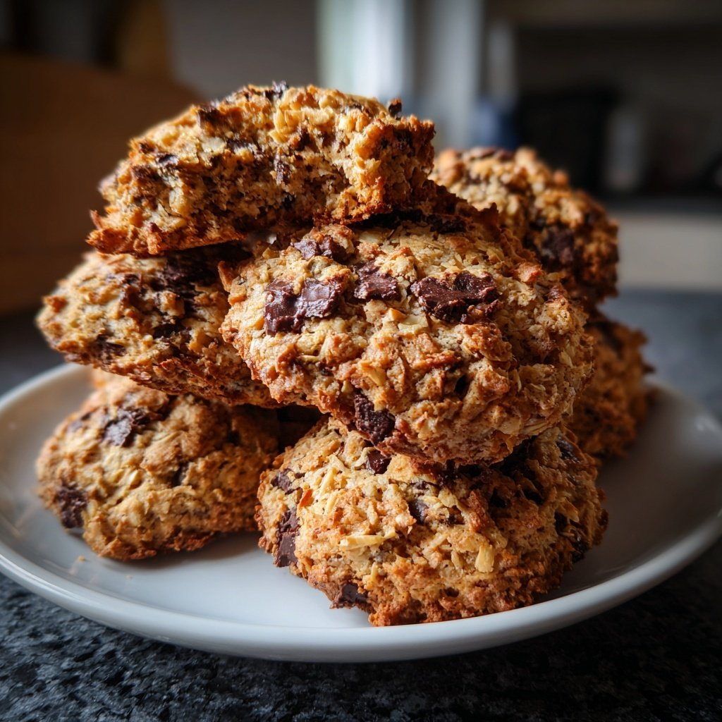 Cookies mit Kokos und Schokolade