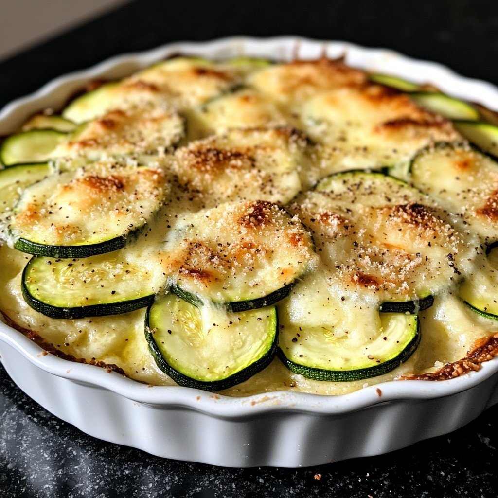 Kartoffelauflauf mit Zucchini